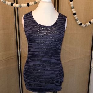 Skies are Blue Knit Vest Top Size Medium